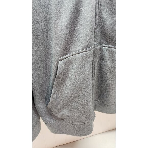 Michigan State Spartans Gray Full-Zip Hoodie With Embroidered Logo XL - Picture 3 of 11